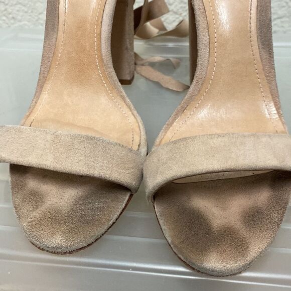 Schutz Suede Wrap Heels Size 8 - Picture 6 of 9